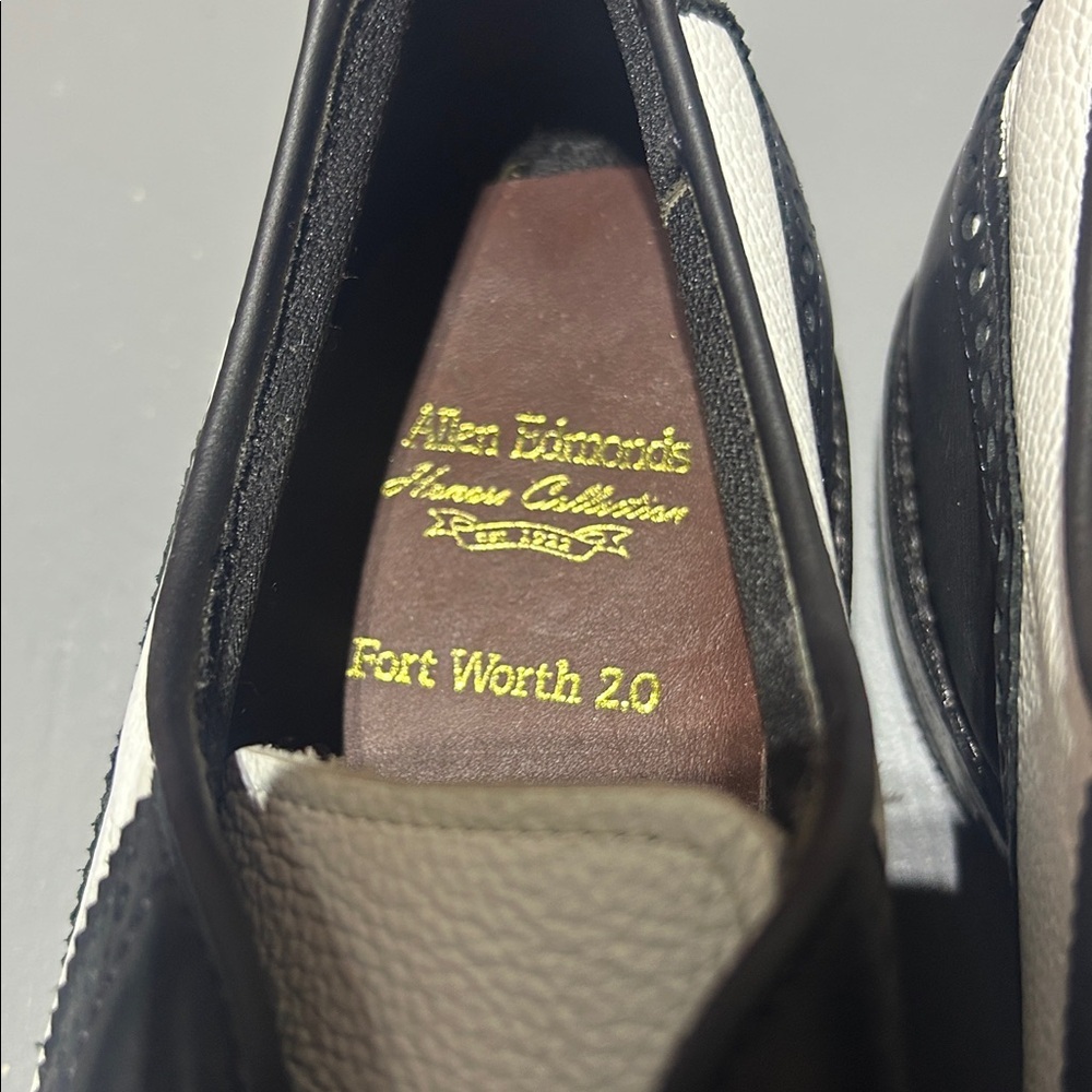 (NEW) Allen Edmonds Honors Collection Fort Worth 2.0 Premium Leather Golf Shoes - Picture 10 of 15